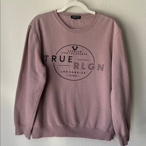 True Religion 2002 Blush Pink Crewneck sweatshirt